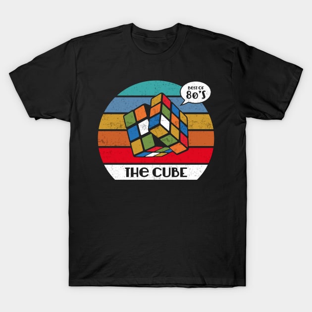 Best of 80s Rubik's Cube T-Shirt by TEEWEB